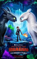 How to Train Your Dragon: The Hidden World Movie Poster (2019)